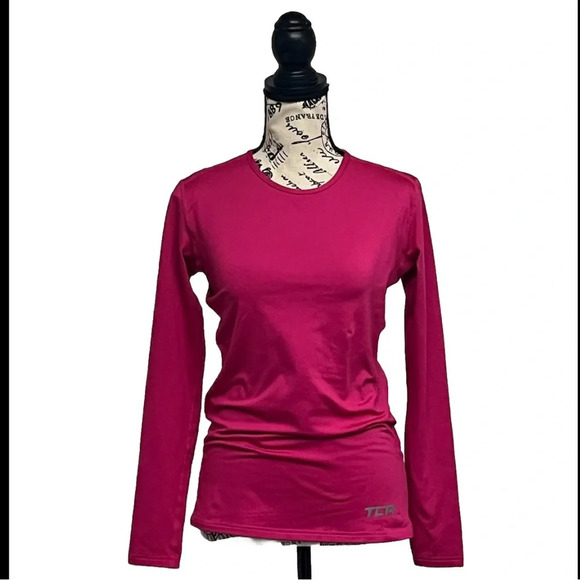 TCA Women's Stamina Long Sleeve Lightweight Running Top Pink Athleisure L Sporty - Picture 2 of 8
